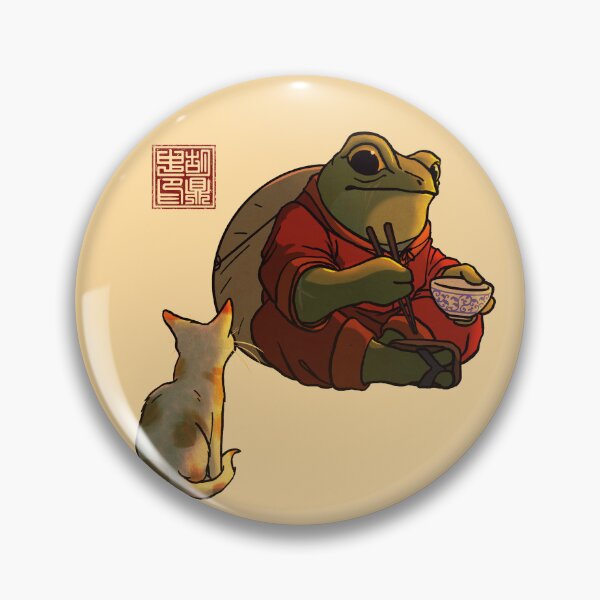 Item preview, A Frog and a Kitty designed and sold by DingHuArt.