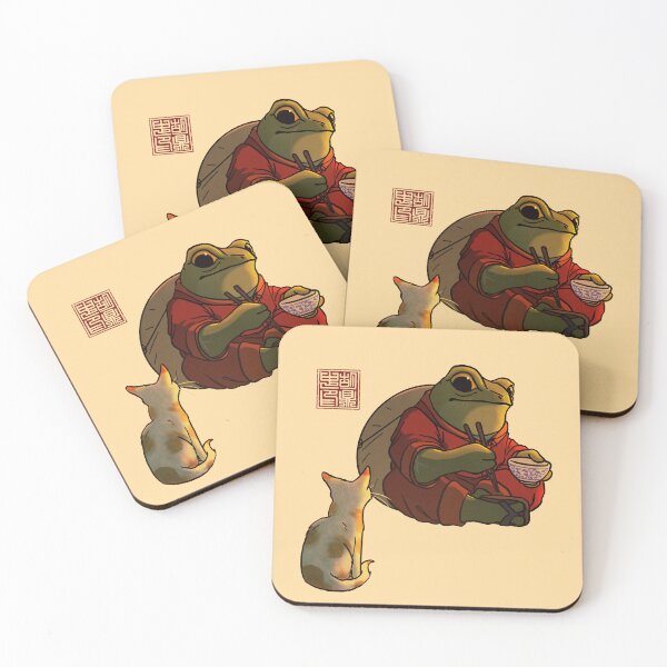 Item preview, A Frog and a Kitty designed and sold by DingHuArt.