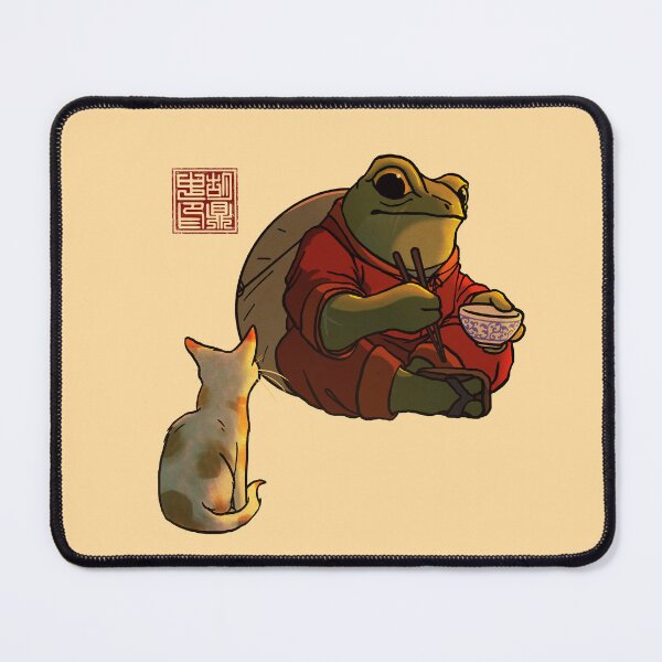 Item preview, A Frog and a Kitty designed and sold by DingHuArt.