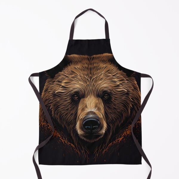 Item preview, Fierce Bear Head designed and sold by mcmtdesigns.