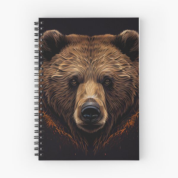 Item preview, Fierce Bear Head designed and sold by mcmtdesigns.