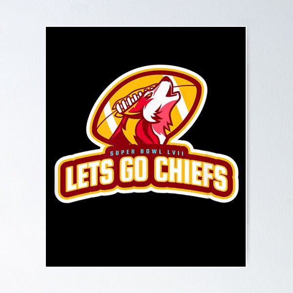 NFL Kansas City Chiefs - Super Bowl LVII Team Logo Wall Poster