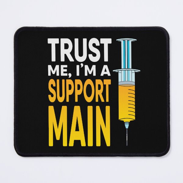 Item preview, Trust Me I'm a Support Main Gamer Cartoon Syringe designed and sold by JessicaAmber.