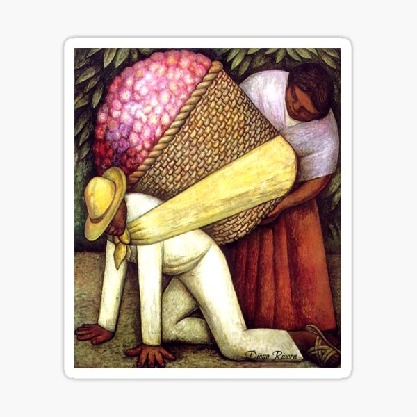 Artikel-Vorschau von Berühmter Künstler: Diego Rivera - Der Blumenträger (1935), designt und verkauft von mturns57.