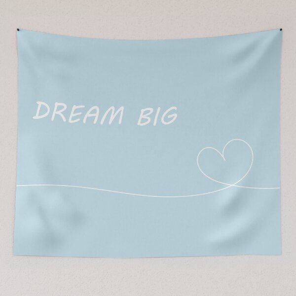 Item preview, Cute "Dream Big" Blue Aesthetic designed and sold by GoodJobLola.