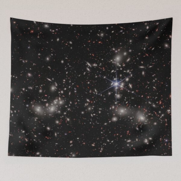 Item preview, NASA’s James Webb Space Telescope Pandora's Cluster NIRCam Image designed and sold by Brasilia.