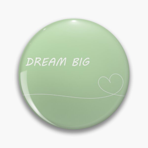 Item preview, Cute "Dream Big" Green Aesthetic designed and sold by GoodJobLola.