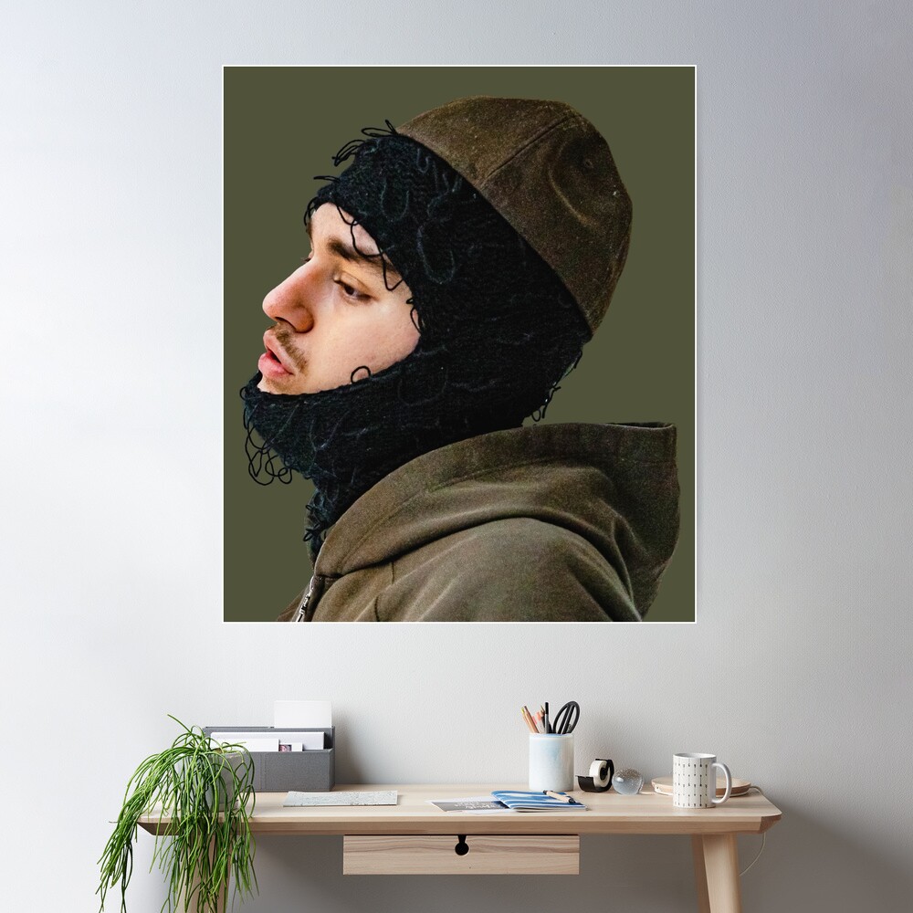 Yeat Indifferent Sigh Chill Balaclava Hoodie Side Profile