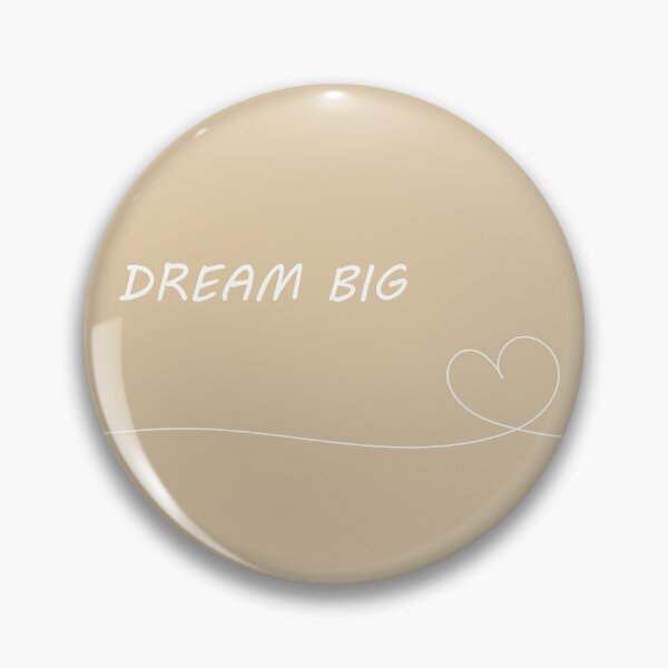 Item preview, Cute "Dream Big" Brown Aesthetic designed and sold by GoodJobLola.