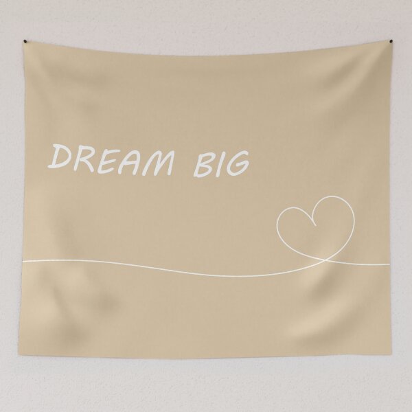 Item preview, Cute "Dream Big" Brown Aesthetic designed and sold by GoodJobLola.