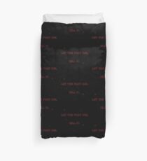 STAR WARS - "Let The Past Die. Kill It" by Kylo Ren Duvet Cover