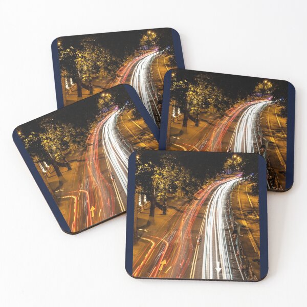 Item preview, Light trails off Waterloo Bridge Spiral Notebook designed and sold by Entone55.