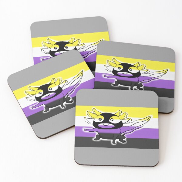 Item preview, NonBinary Axolotl (V16) designed and sold by SamIsWhat8.
