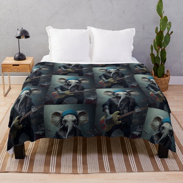 Item preview, bassist rock elephant designed and sold by WildPortrait.