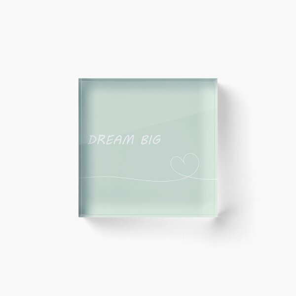 Item preview, Cute "Dream Big" Mint Aesthetic designed and sold by GoodJobLola.