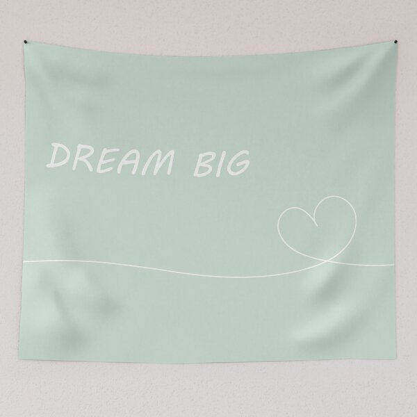 Item preview, Cute "Dream Big" Mint Aesthetic designed and sold by GoodJobLola.