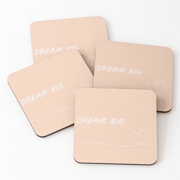 Item preview, Cute "Dream Big" Peach Aesthetic designed and sold by GoodJobLola.
