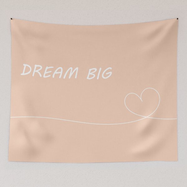 Item preview, Cute "Dream Big" Peach Aesthetic designed and sold by GoodJobLola.