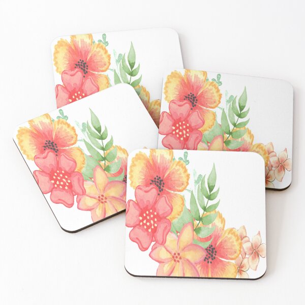 Item preview, Large Floral Pattern Watercolor designed and sold by leen12 Art Designs Prints.