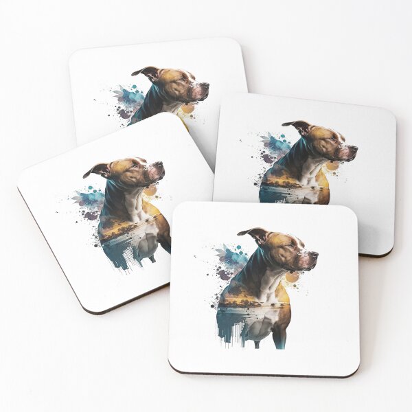 Item preview,  Dog Amstaf ,funny cute decorative amstaf for dog lovers designed and sold by RSDESIGNSteam.