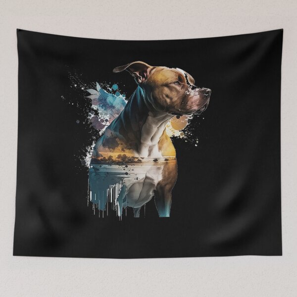 Item preview,  Dog Amstaf ,funny cute decorative amstaf for dog lovers designed and sold by RSDESIGNSteam.