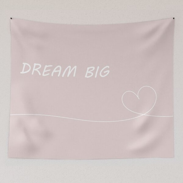 Item preview, Cute "Dream Big" Pink Aesthetic designed and sold by GoodJobLola.