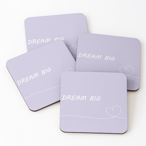 Item preview, Cute "Dream Big" Purple Aesthetic designed and sold by GoodJobLola.