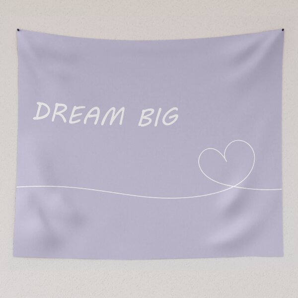 Item preview, Cute "Dream Big" Purple Aesthetic designed and sold by GoodJobLola.