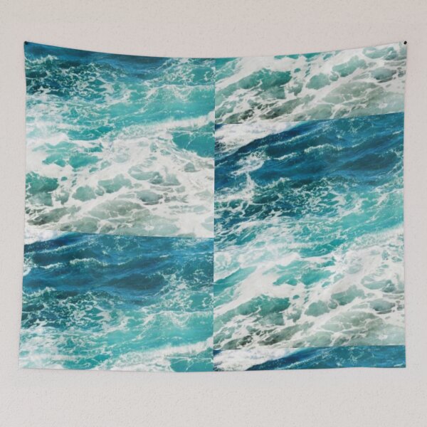 Item preview, Blue Ocean Waves designed and sold by Ideassbold.