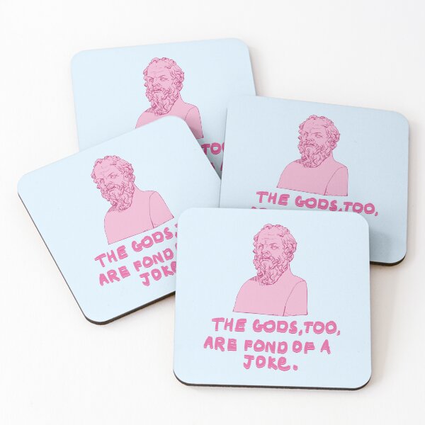 Item preview, Socrates funny quote designed and sold by pinkyfish1010.