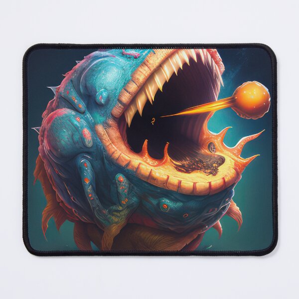 Item preview, a megabyte being eaten by a glob of GIGA 4.p designed and sold by CosmicArtifact.
