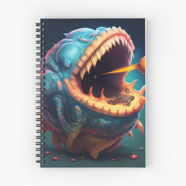 Item preview, a megabyte being eaten by a glob of GIGA 4.p designed and sold by CosmicArtifact.