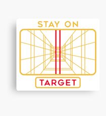 Stay On Target Canvas Print