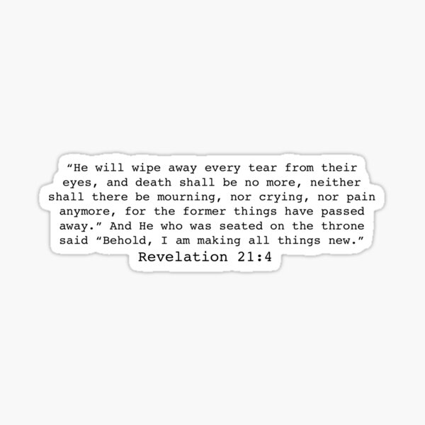 Item preview, Revelation 21:4 designed and sold by mblacker18.