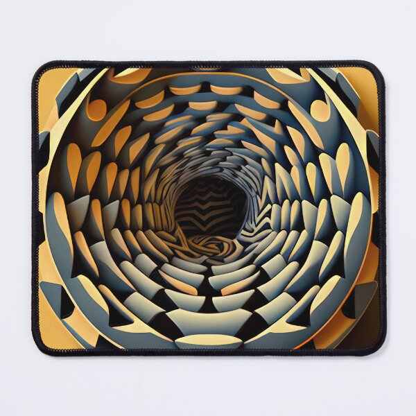 Item preview, a riddle in the style of an optical illu 4.p designed and sold by CosmicArtifact.