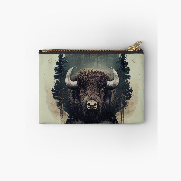 Item preview, Serene Bison Head designed and sold by mcmtdesigns.