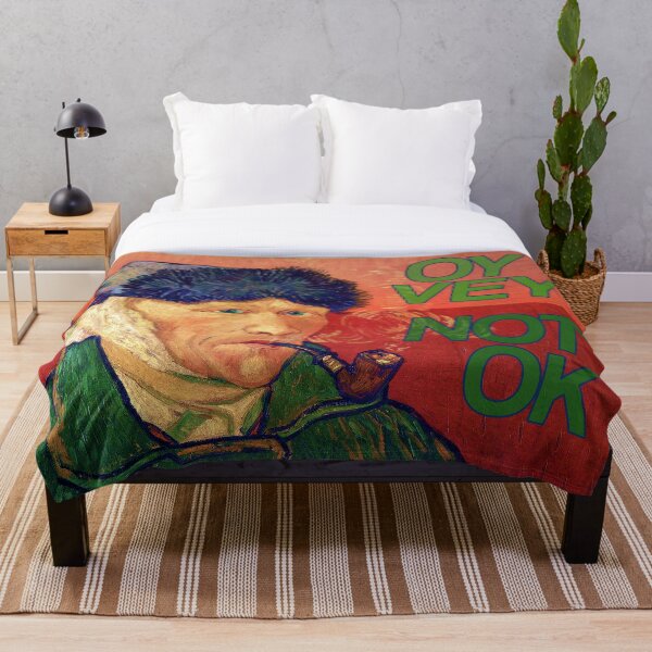 Item preview, Oy Vey Not OK Van Gogh Tapestry designed and sold by MorahFish.