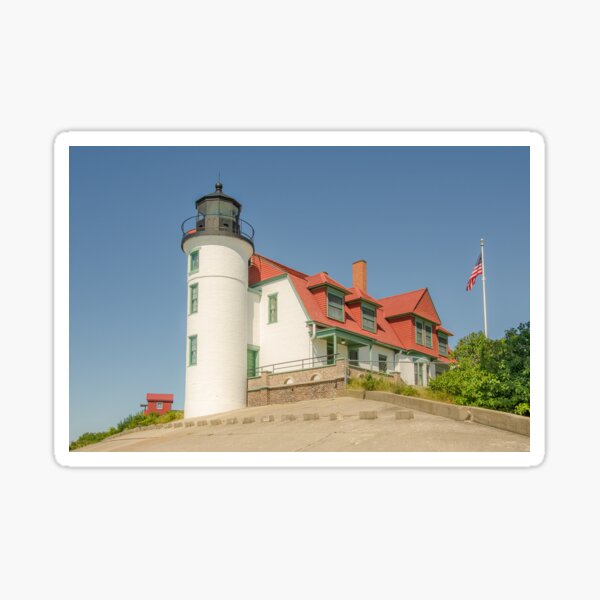 Item preview, Point Betsie Leuchtturm am Lake Michigan designed and sold by Sue Smith.