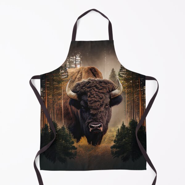 Item preview, Rustic Bison Head  designed and sold by mcmtdesigns.