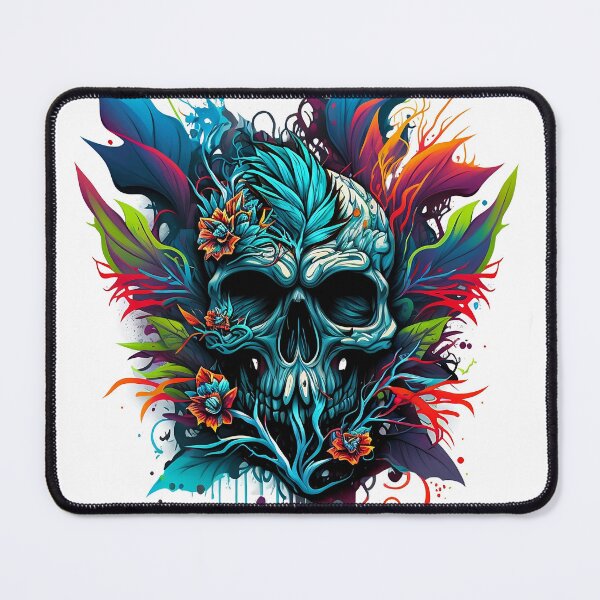 Item preview, Colorful skull designed and sold by ffkj09.