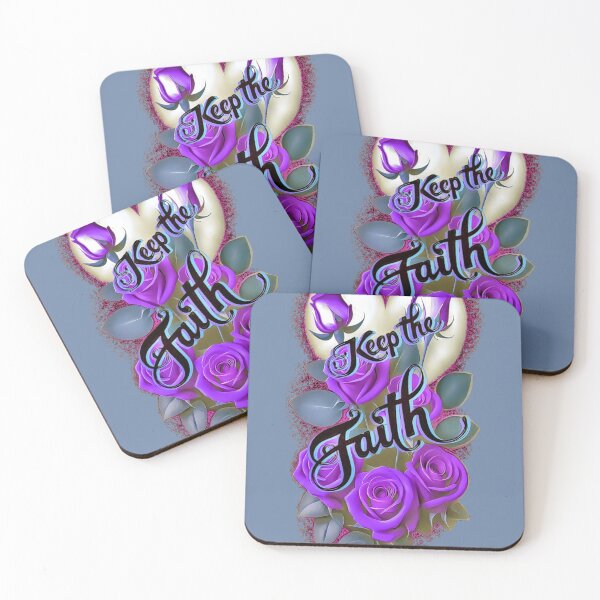 Item preview, Keep the Faith fuchsia designed and sold by RitaMaye.