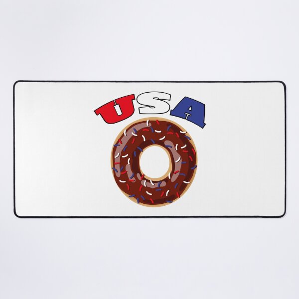 Item preview, USA Donut with Red White and Blue Sprinkles designed and sold by BlueSkyTheory.