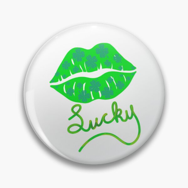 Aperçu de l'œuvre Baiser porte-bonheur, Saint-Patrick, chance des Irlandais, cadeaux pour elle, cadeaux pour lui, Shamrock, trèfle créée et vendue par Whateverboss.