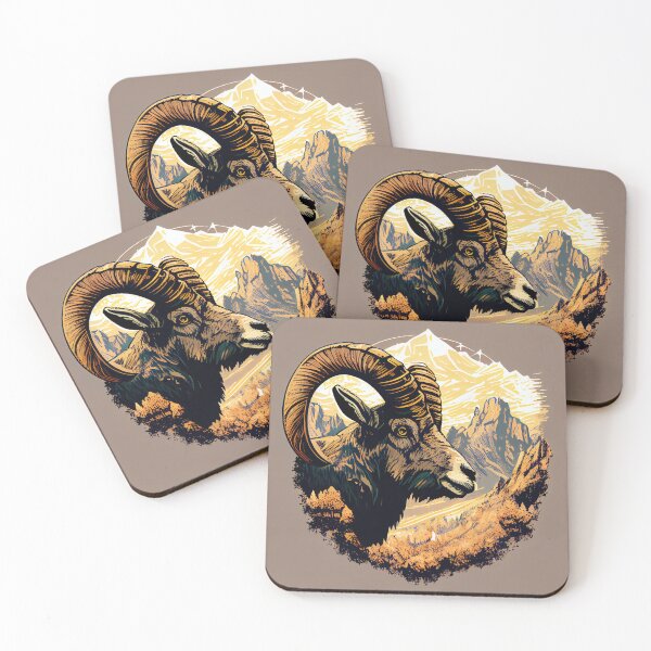 Item preview, Rocky Retreat American Mountain Goat designed and sold by mcmtdesigns.
