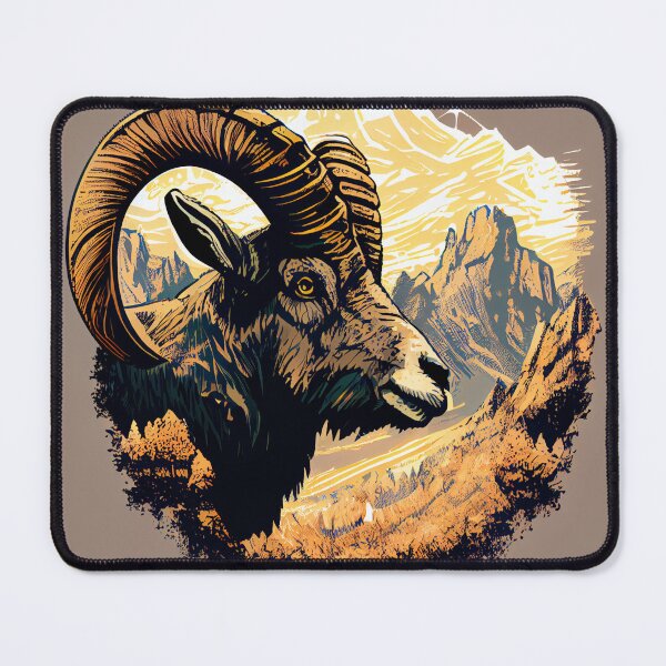 Item preview, Rocky Retreat American Mountain Goat designed and sold by mcmtdesigns.