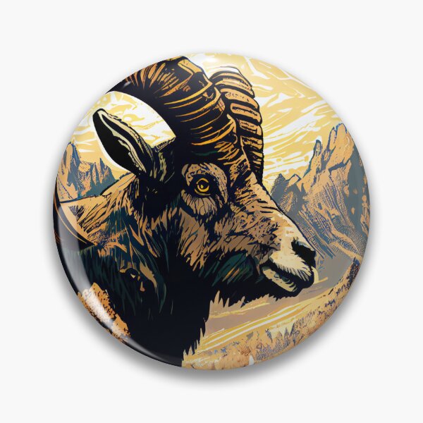 Item preview, Rocky Retreat American Mountain Goat designed and sold by mcmtdesigns.