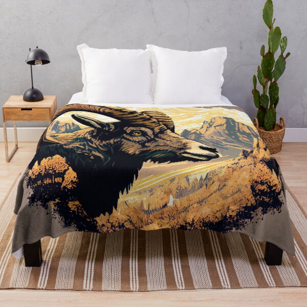 Item preview, Rocky Retreat American Mountain Goat designed and sold by mcmtdesigns.