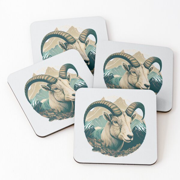 Item preview, High Altitude Mountain Goat  designed and sold by mcmtdesigns.