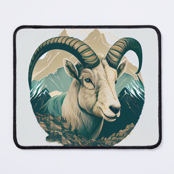Item preview, High Altitude Mountain Goat  designed and sold by mcmtdesigns.