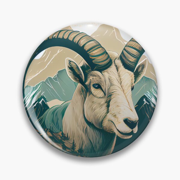 Item preview, High Altitude Mountain Goat  designed and sold by mcmtdesigns.